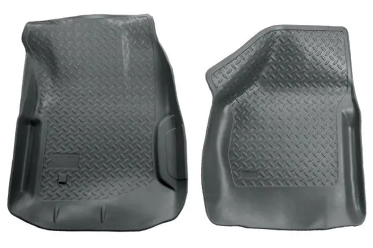 Husky Classic Style 1999-2007 Ford F250/F350 Super Duty Front Floor Liner 33852 Grey 1