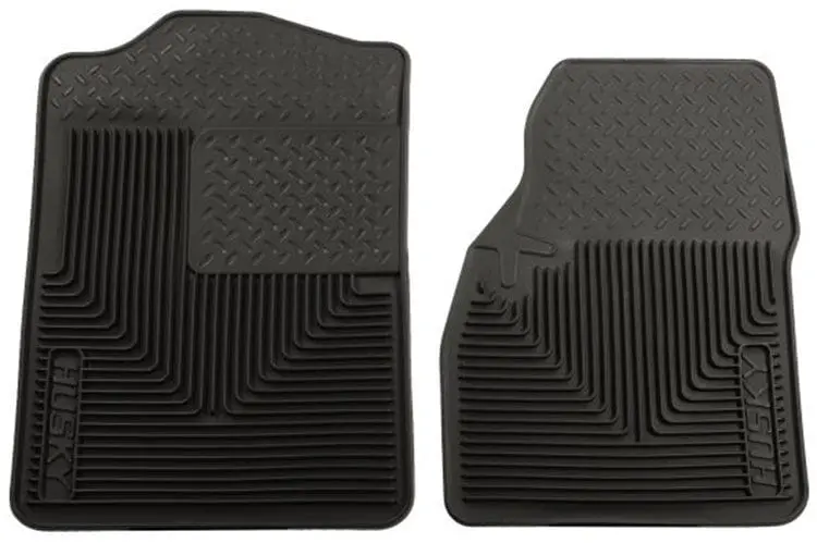 Husky Heavy Duty 1999-2007 Ford F250/F350 Super Duty Front Floor Mat 51041 Black 1