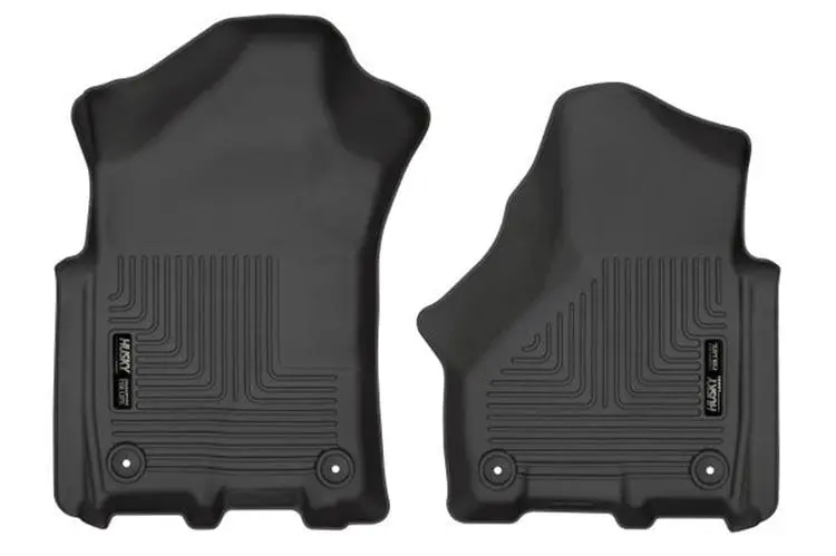Husky Liners 13051 Dodge Ram 2500/3500 2019-2023 Weatherbeater Front Floor Liner Black 1