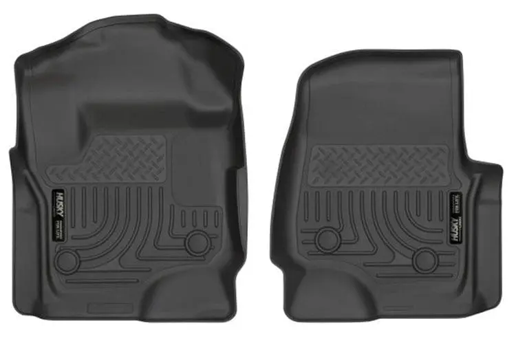 Husky Weatherbeater 2017-2023 Ford F250/F350/F450 Super Duty Front Floor Liner 13321 Black 1