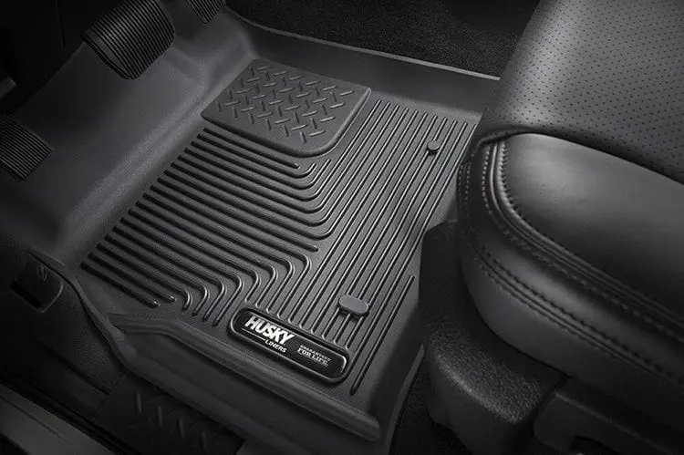 Husky X-Act Contour 1999-2007 Ford F250/F350 Super Duty Front Floor Liner 51791 Black 2