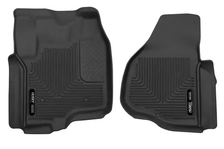 Husky X-Act Contour 2012-2016 Ford F250/F350/F450 Super Duty Front Floor Liner 53321 Black 1