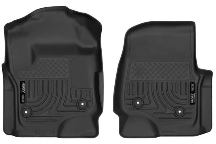 Husky X-Act Contour 2017-2023 Ford F250/F350/F450 Super Duty Front Floor Liner 52731 Black 1