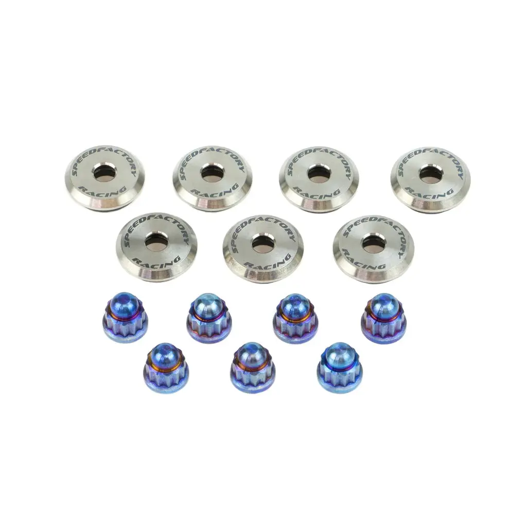Speedfactory Racing Titanium Valve Cover Hardware Kit - B18/B20 Non Vtec Applications 1