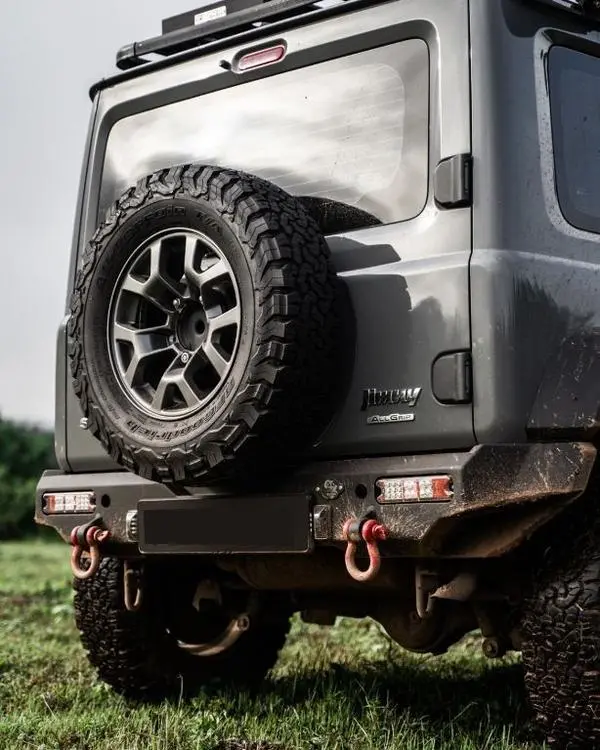 Wildog Accessories Steel Rear Bar Including Towbar Hitch (Jimny Year 2018+) 1
