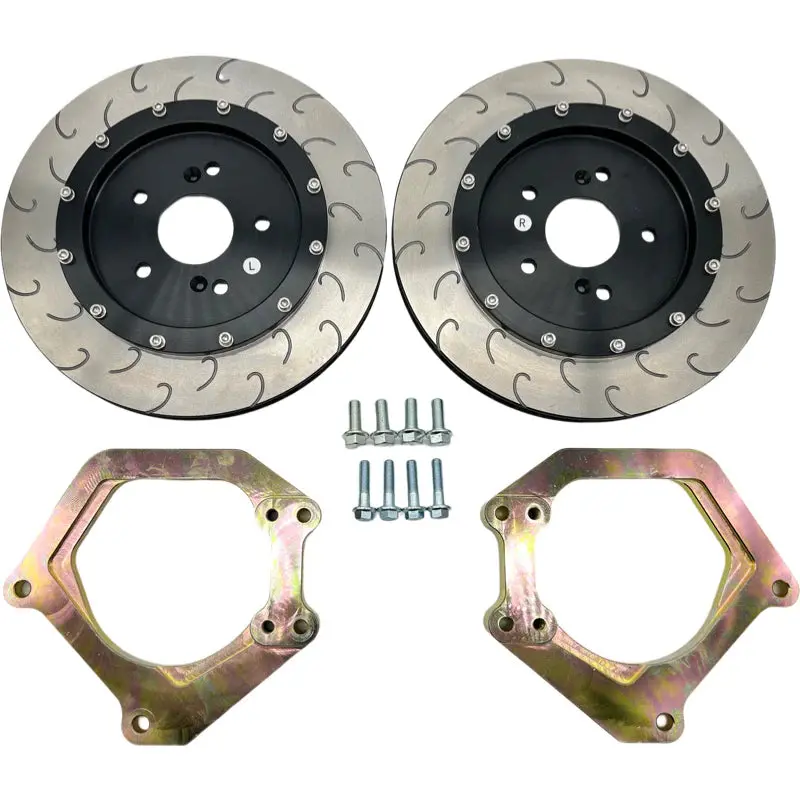 Ballade Sports Two Piece Rear Rotor Kit - 00-09 Honda S2000 1