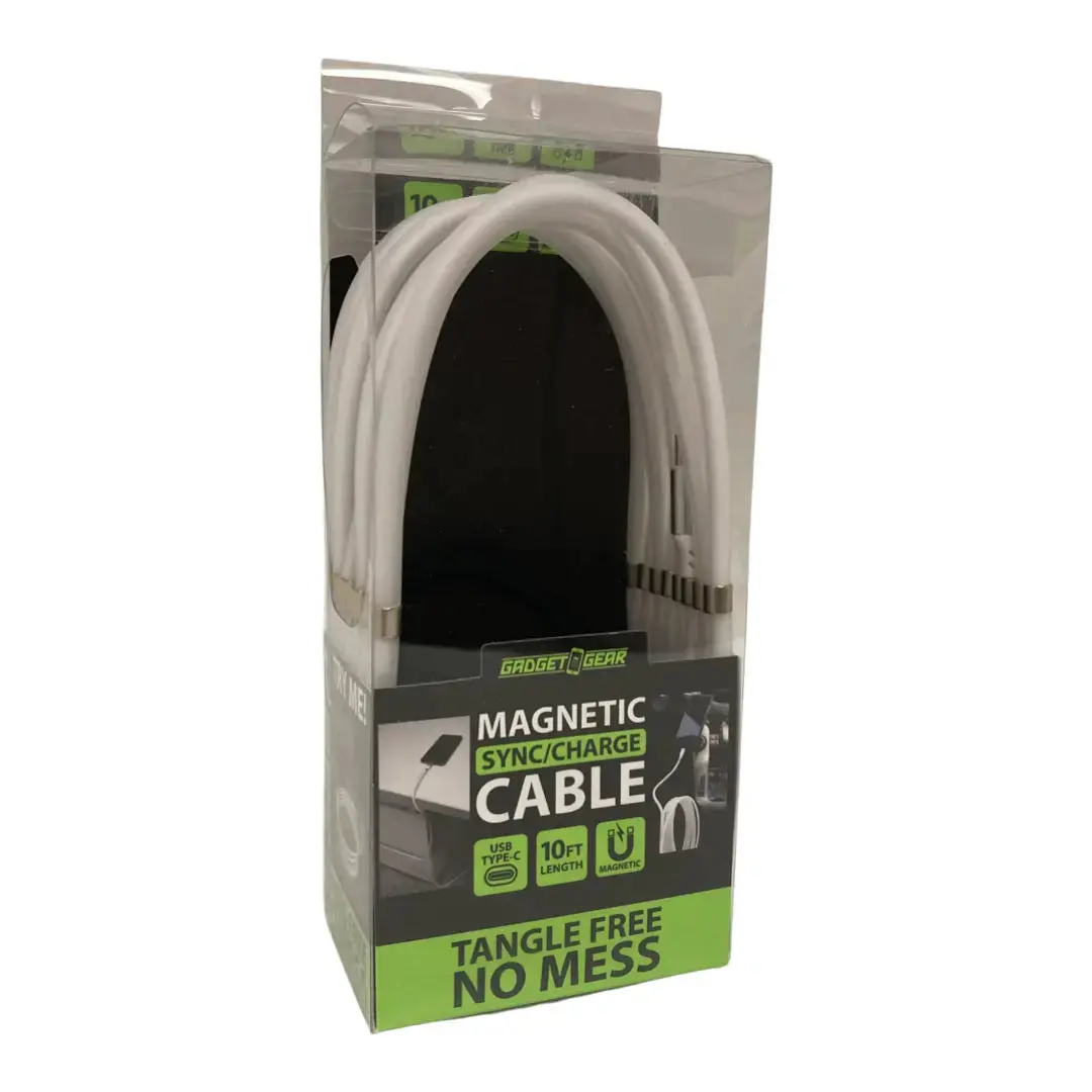 Charging Cable Magnetic Usb To Usb-C 10Ft - 6 Pieces Per Pack 23008Mn 1
