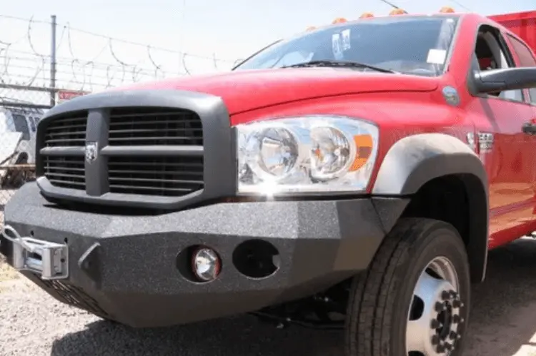 Iron Bull Steel Front Bumper Dodge Ram 4500/5500 2006-2009 With Fender Flare Adapters #13 1