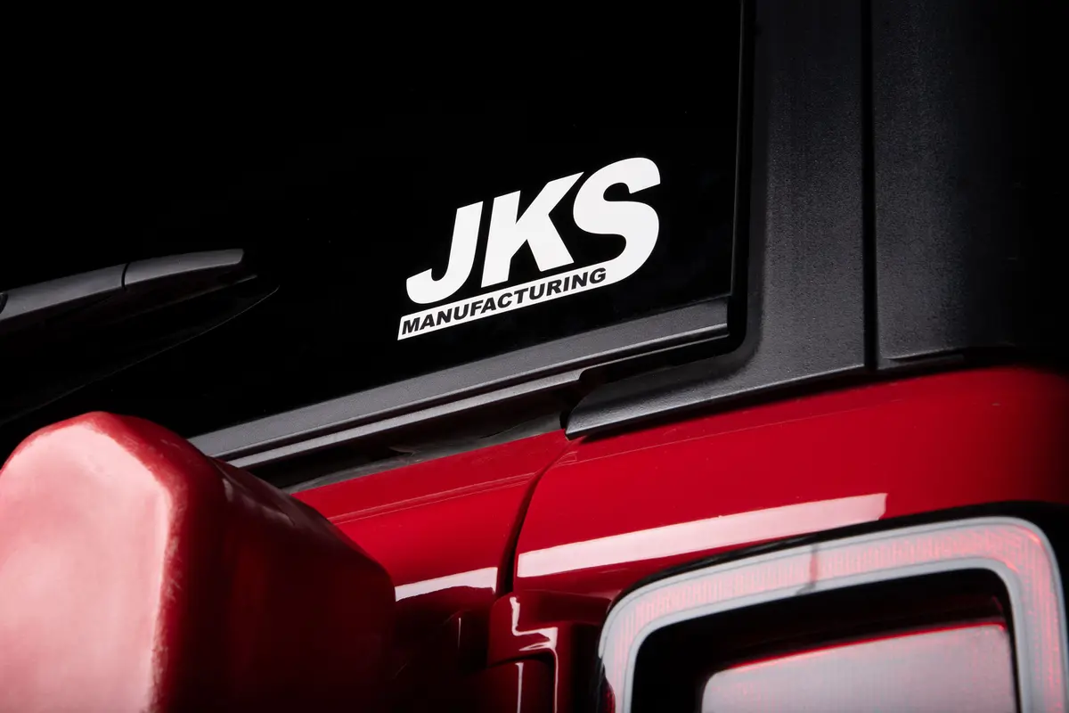 Jks Decal 2.5" X 5" | White 1