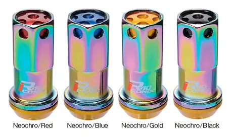 Project Kics R40 Iconix Lug Nuts - 14Mm Neochrome 2