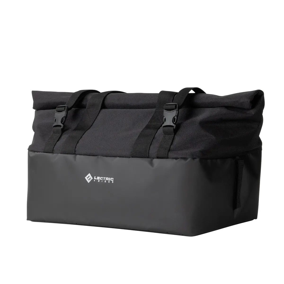 Large Roll Top Basket Bag 1