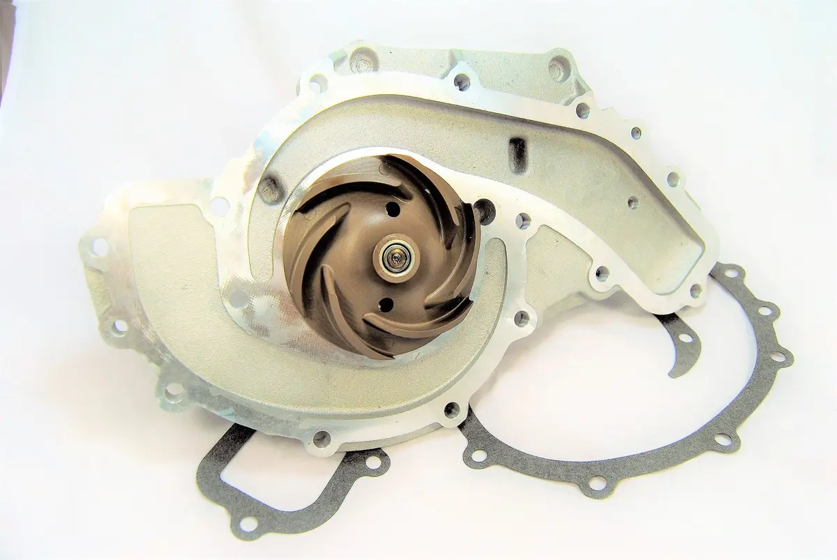 928 106 015 22L - Water Pump 78 To 86 - Laso New - W/Gasket/Bolts - Metal Impeller 1