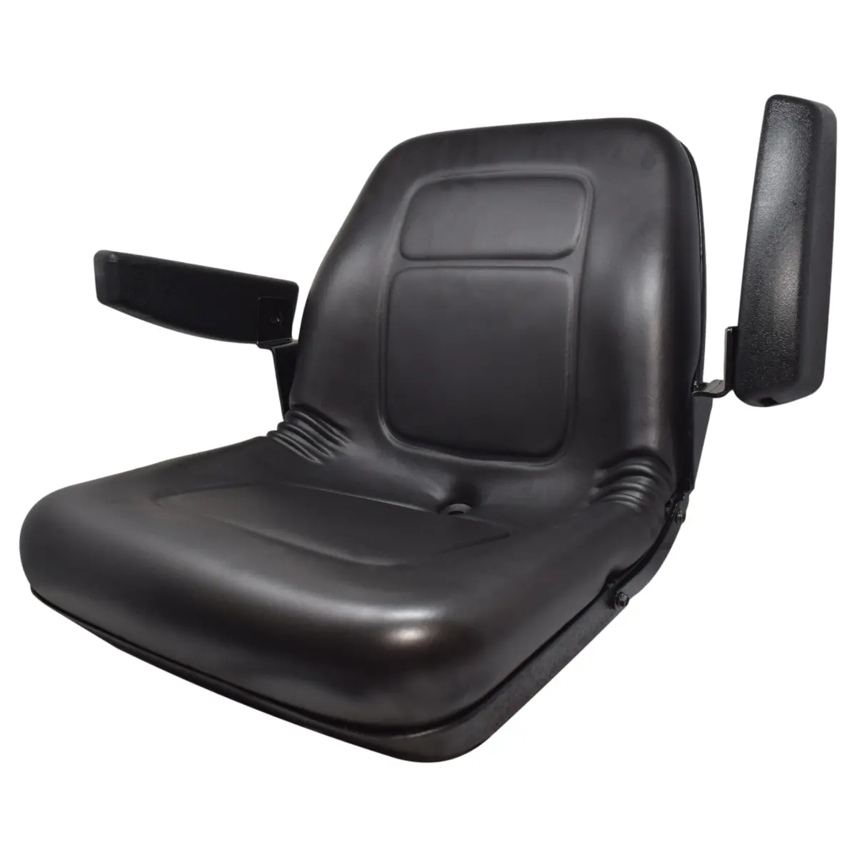 Skid Loader Compact Lawn Mower Garden Tractor Seat W/ Arm Rests 2