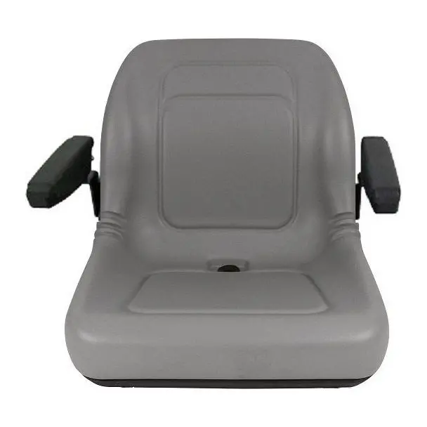 Skid Loader Compact Lawn Mower Garden Tractor Seat W/ Arm Rests 2