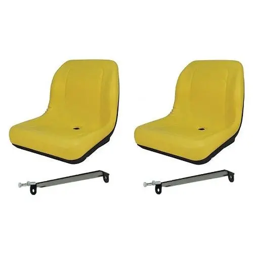 2 Gator Loader Compact Lawn Mower Garden Tractor Seat W/ Flip Bracket 1