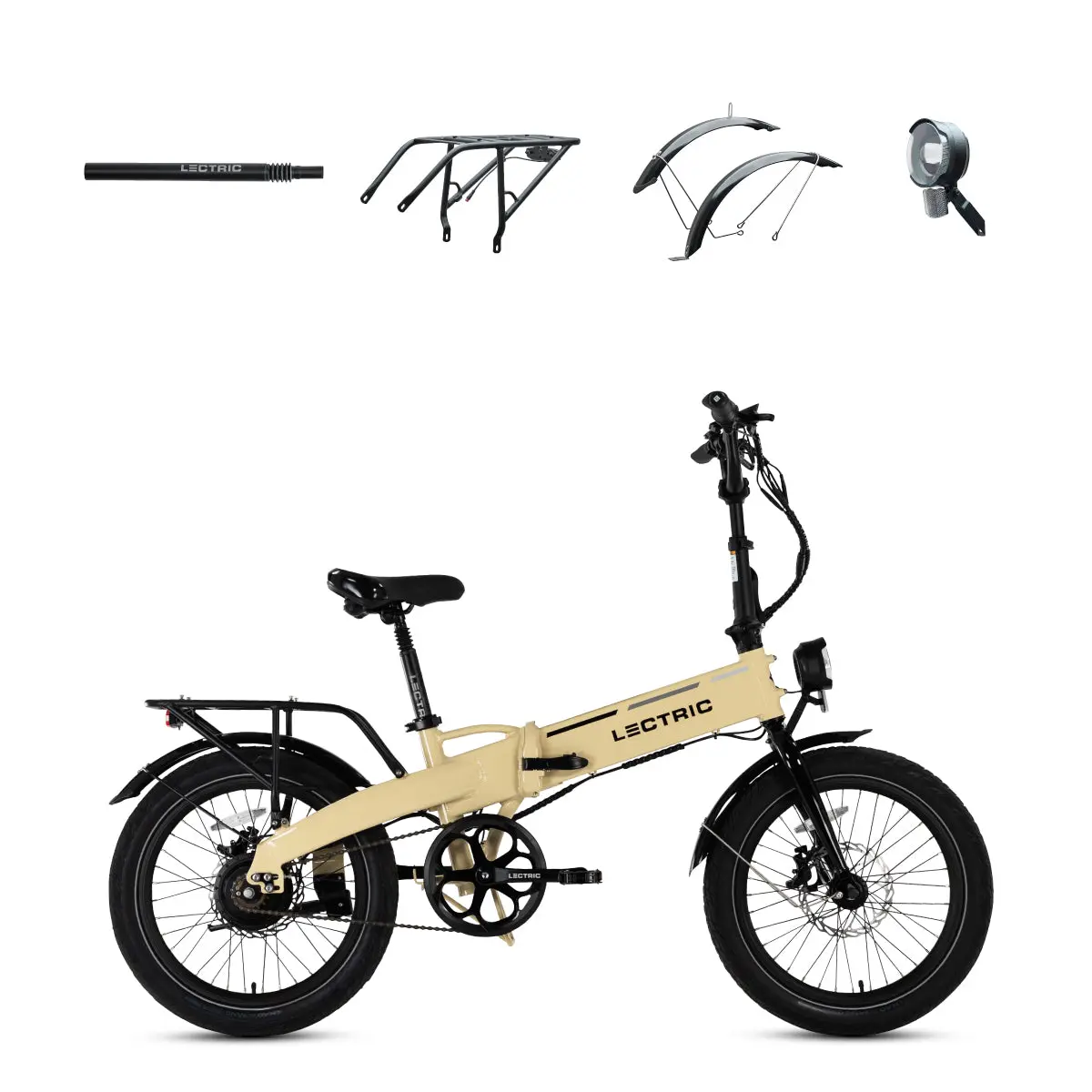 Xp Lite2 Sandstorm Long-Range + Free Rear Rack, Fenders, Elite Headlight, Suspension Seat Post ($346 Value) 1