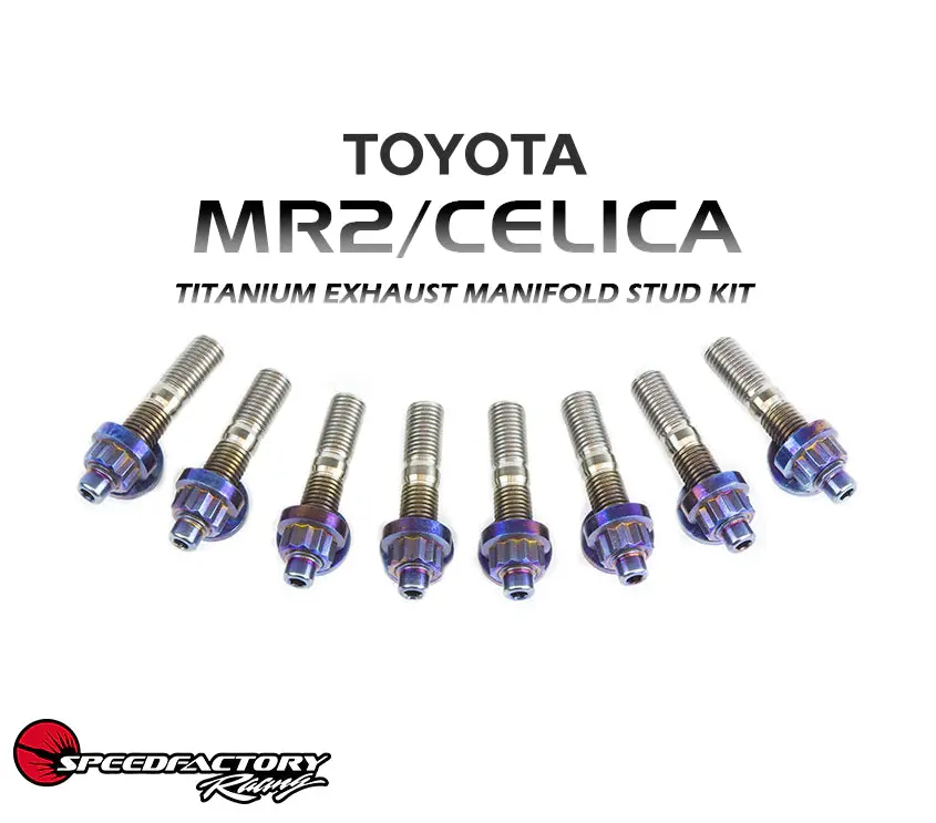 Speedfactory Racing Titanium Exhaust Manifold Stud Kit - 90-99 Mr-2 1