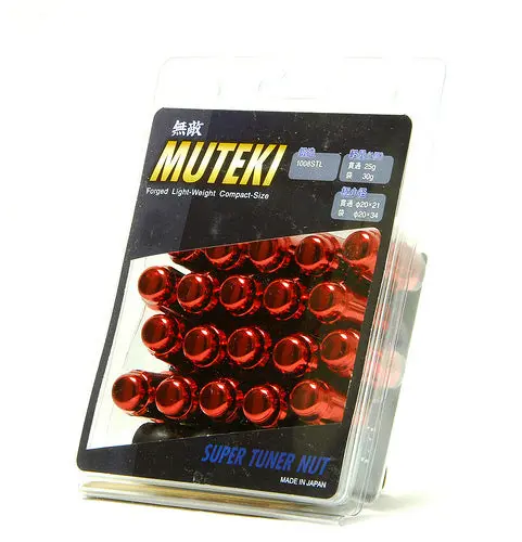 Muteki 20Pc Forged Steel Closed End Lug Nut Set 8