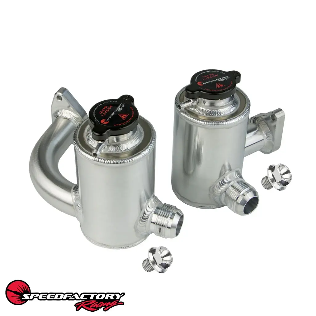 Speedfactory Racing Cooling System Swirl Pots - Honda/Acura B-Series Applications 1