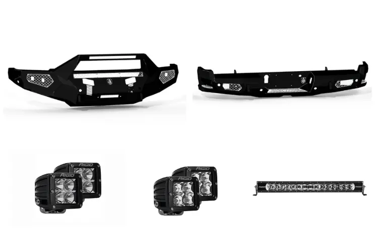 2025 Ford F250 Superduty Night Raider Kit - Road Armor + Rigid Lighting 1