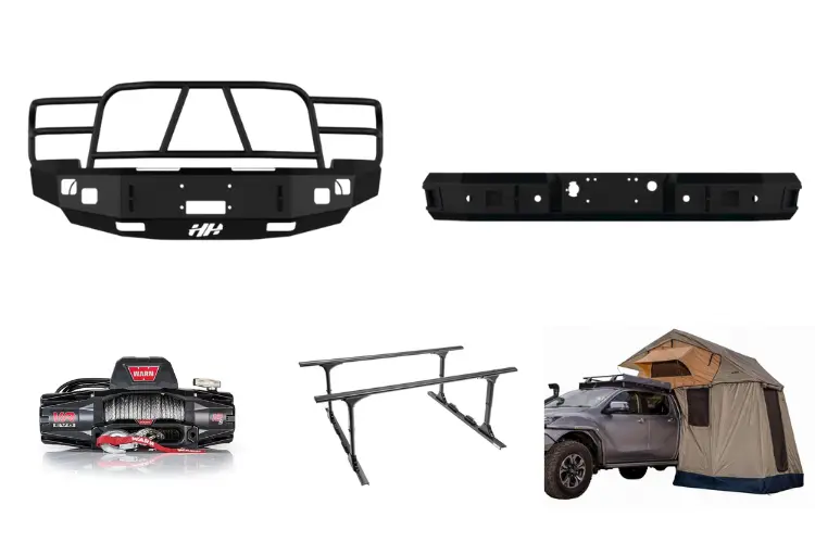 2014 Chevy Silverado 2500Hd Overland Adventure Kit -  Hammerhead Armor + Warn Winch + Truxedo Rack + Arb Rooftop Tent 1