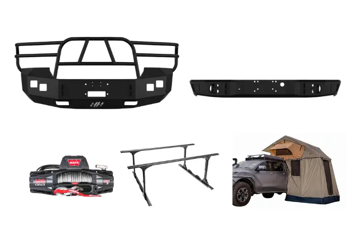 2007 Gmc Sierra 2500Hd Overland Adventure Kit -  Hammerhead + Warn Winch + Truxedo Rack + Arb Rooftop Tent 1