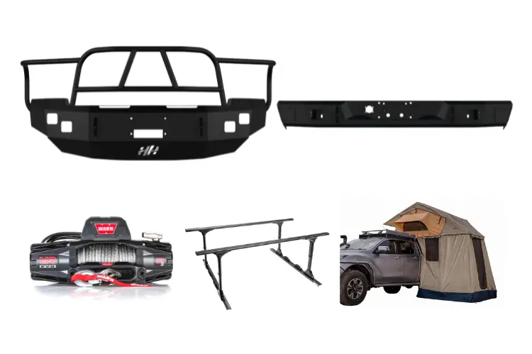 2005 Dodge Ram 2500 Overland Adventure Kit -  Hammerhead + Warn Winch + Truxedo Rack + Arb Rooftop Tent 1