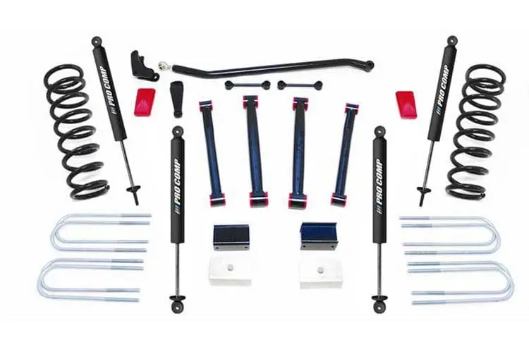 Procomp K2076t Dodge Ram 2500/3500 2009-2010 6″ Short Arm Lift Kit With Pro-X Shocks 1