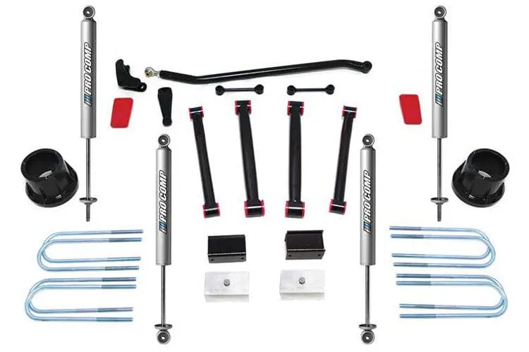 Procomp K2079m Dodge Ram 2500/3500 2009-2010 6″ Short Arm Lift Kit With Pro-M Shocks 1