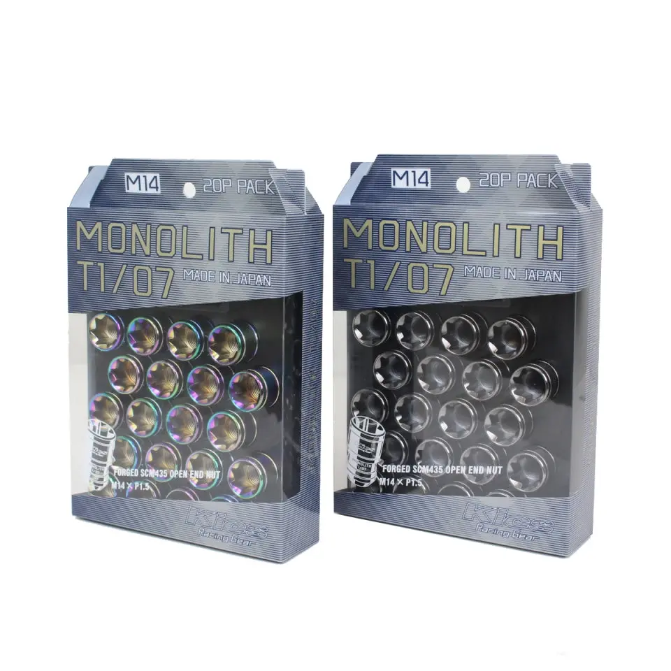 Project Kics Monolith Ti/07 Lug Nuts - Neochrome 2