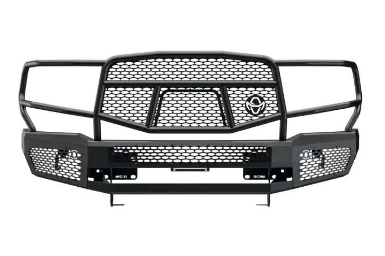 Ranch Hand Mfc151bm1 2015-2019 Chevy Silverado 2500/3500 Midnight Series Front Bumper With Grille Guard 1