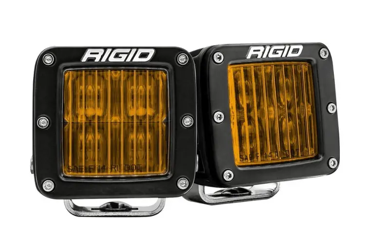 Rigid Industries 504816 3'' D-Series Pro Sae Yellow Fog Light - Pair 1
