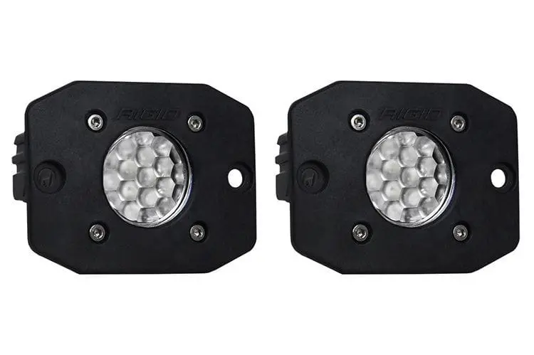 Rigid Industries 20641 1X2 Ignite Flood Diffused Backup Kit Flush Mount 1