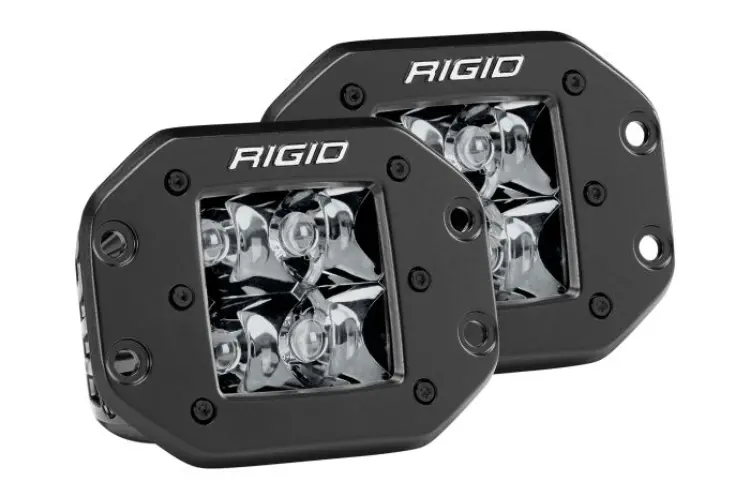 Rigid Industries 212213Blk D-Series Pro Spot Midnight Edition Flush Mount Fog Light 3'' 1