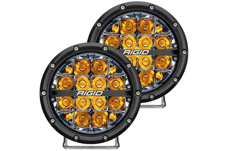 Rigid Industries 36201 360-Series 6" Led Off-Road Spot Optic With Amber Backlight 1