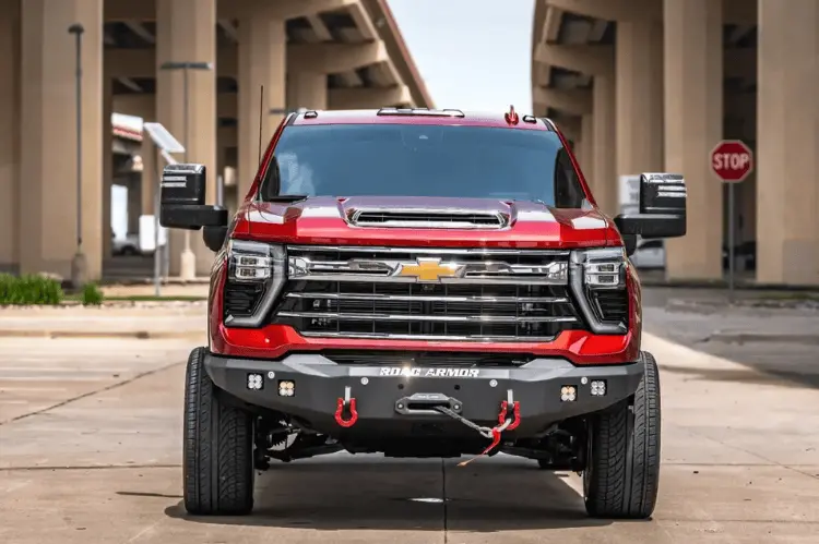 Road Armor Stealth Front Winch Bumper 3242F0b 2024-2026 Chevy Silverado 2500/3500 1