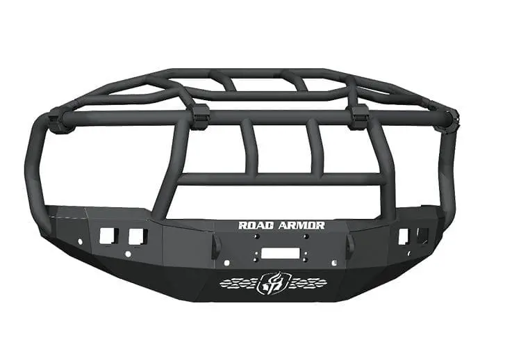 Road Armor 4192F6b-Nw Dodge Ram 2500/3500 2019-2024 Stealth Non Winch Front Bumper Titan Ii Guard With Intimidator 1