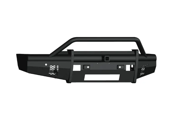 Road Armor Vaquero 3242Vf24b 2024-2025 Chevy Silverado 2500/3500 Front Bumper Non-Winch Pre-Runner Guard With 2" Receiver  - Textured Black 1