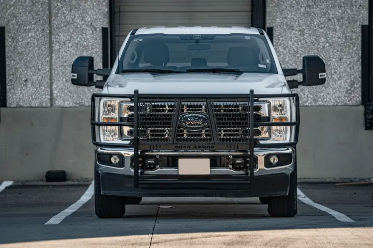 Road Armor Vaquero 6232-Brsh 2023-2025 Ford F450/F550 Superduty Front Brush Guard Textured Black Finish 1
