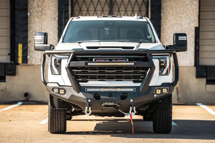 Road Armor Evolution 2242Ef7b Gmc Sierra 2500/3500 2024-2026 Front Bumper Winch Reaper Guard Textured Black 1