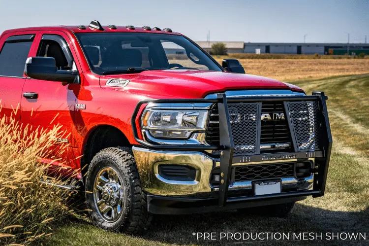 Road Armor Vaquero 4192-Brsh 2019-2026 Dodge Ram 2500/3500 Front Brush Guard Textured Black Finish Non Winch 1