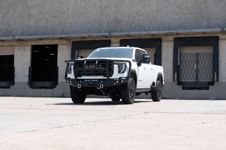 Road Armor Stealth 2242F2b Gmc Sierra 2500/3500 2024-2026 Front Bumper Winch Titan Ii Guard Texture Black 1