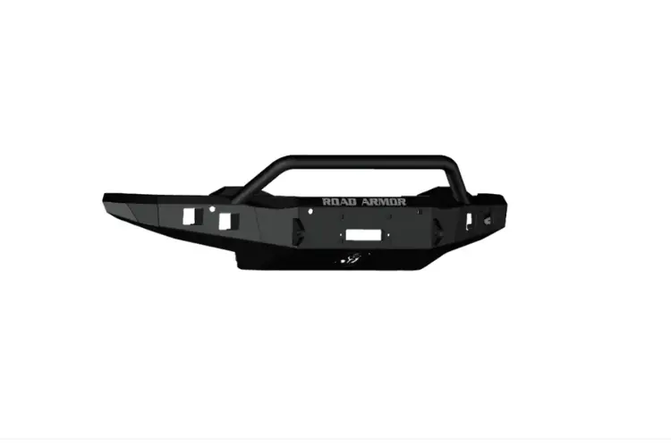 Road Armor Stealth 3242F4b 2024-2026 Chevy Silverado 2500/3500 Front Winch Bumper Pre-Runner Guard - Texture Black 1