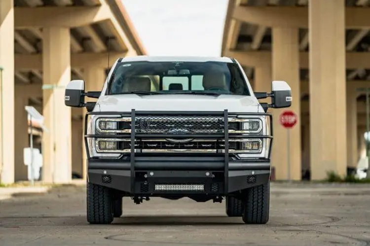 Road Armor Vaquero 6232Vf6b 2023-2025 Ford F450/F550 Superduty Front Bumper Non-Winch Full Guard Texture Black 1