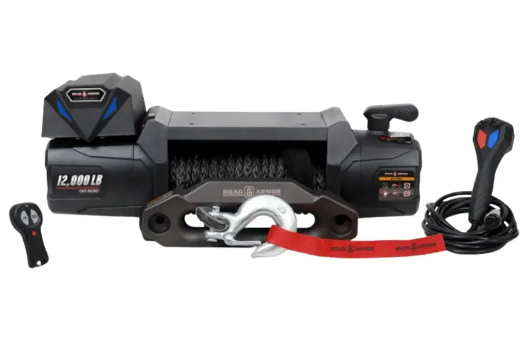 Road Armor 12000 Lb Winch Synthetic Rope Ra10801075 Adventurer Series Non-Integrated 1