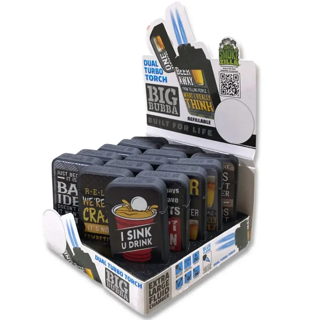Big Bubba Dual Torch Lighter- 15 Pieces Per Retail Ready Display 22438 1