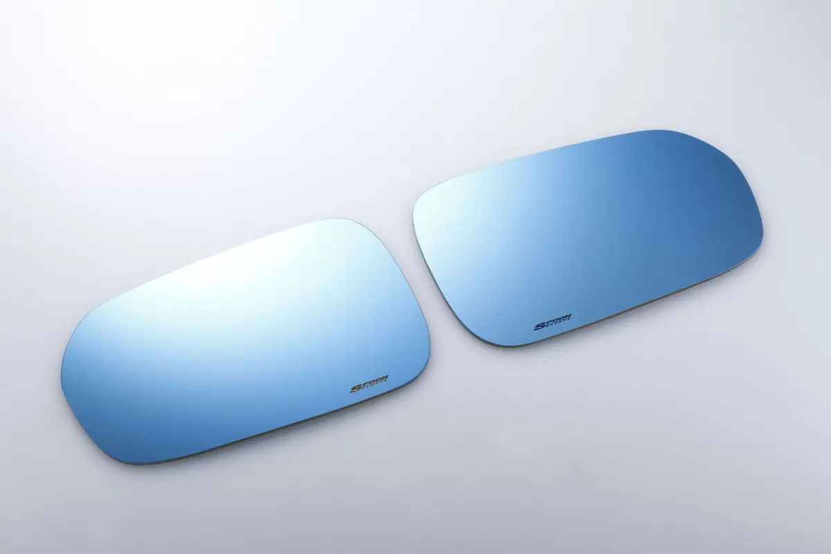 Spoon Sports Blue Wide Door Mirror Set -  Honda/Acura Applications 1