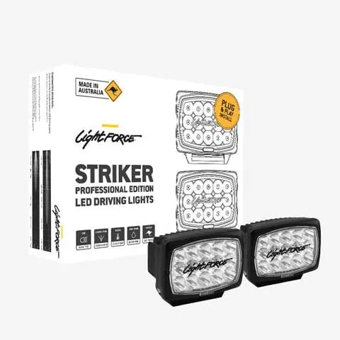 Lightforce Striker Professional Edition Led Driving Light - Twin Pack 1