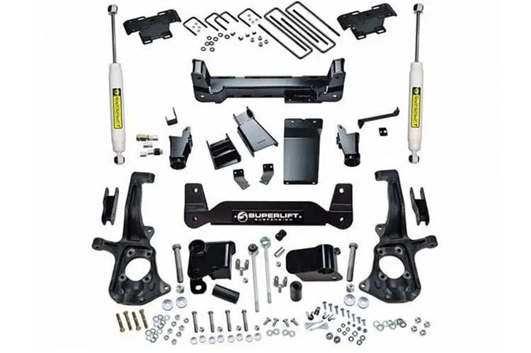 Superlift K150 Gmc Sierra 2500Hd/3500Hd 2011-2019 6" Suspension Knuckle Kit With Sl Shocks 1