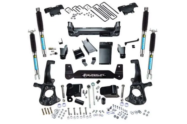 Superlift K150b Chevy Silverado 2500Hd/3500Hd 2011-2019 6" Suspension Lift Kit Knuckle Kit With Bilstein Shocks 1